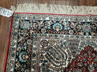 3' X 5' Vintage Fine Handmade India Oriental Kashmir Silk Rug 400 KPSI Wow - Jewel Rugs