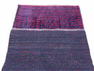 2' 9" X 4' 7" Vintage Handmade Tribal Wool Rug Balouchi Rug Afghan Rug Blue Red - Jewel Rugs