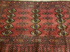 3' 1" X 5' 5" Antique Handmade Tribal Wool Rug Salor Turkoman Organic Dyes Wow - Jewel Rugs