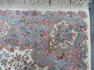 8' 8" X 10' 6" Karastan Ivory Kirman Oriental Design Wool Rug American Made USA Nice - Jewel Rugs