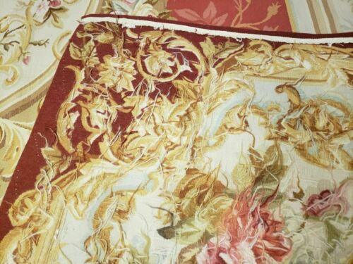 8' X 10' One Of A Kind Hand Made French Aubusson Weave Savonnerie Wool Rug - Jewel Rugs