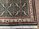 4x6 Indo Persian Bijar, Bidjar Design Carpet 4 x 6, Green Beige, Allover Design, Wool Oriental Rug, Hand Knotted Carpet, Vintage Indian Rug - Jewel Rugs