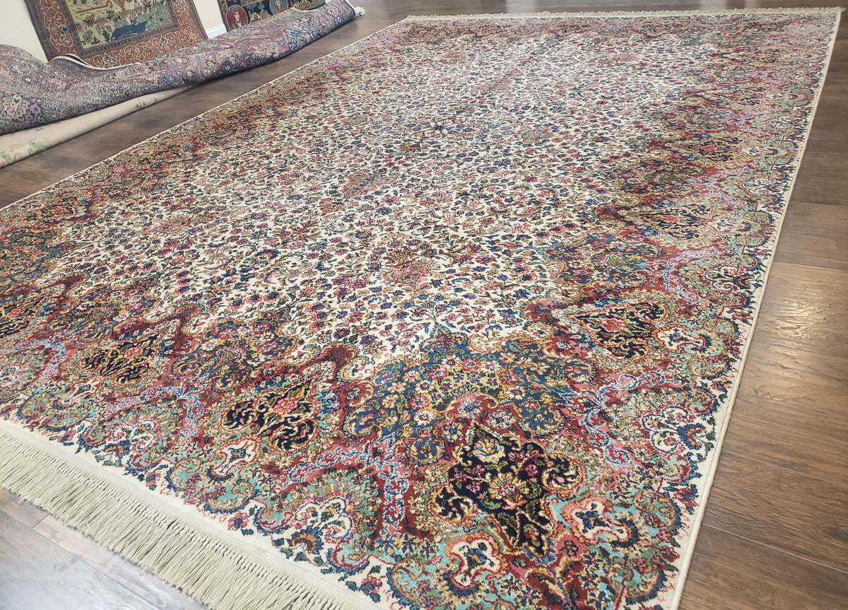 10x14 Karastan Kirman Rug, Karastan Floral Kirman 742, Wool Karastan C