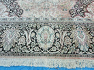 10' X 14' Vintage Handmade Indian Kashmir Silk Rug Large Carpet - Jewel Rugs