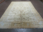 6' X 9' Antique Handmade Turkish Oushak Wool Rug Carpet Nice - Jewel Rugs