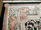 8' 7" X 11' 5" Chinese Handmade Wool Rug Aubusson Savonnerie Silk Accent Beauty - Jewel Rugs