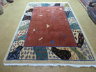 6' X 9' Tufenkian Handmade Tibetan Nepal Chinese Wool Rug Nice - Jewel Rugs