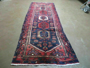 3' X 9' Antique Handmade Turkish Anatolian Wool Rug Veg Dye Runner - Jewel Rugs