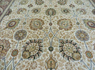 9' X 12' Vintage Handmade Wool Rug Pakistani Floral Design Nice Vegetable Dye - Jewel Rugs