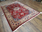 Semi Antique Persian Ghazvin Rug, Wool, Hand-Knotted, 4' 3" x 6' 4" - Jewel Rugs