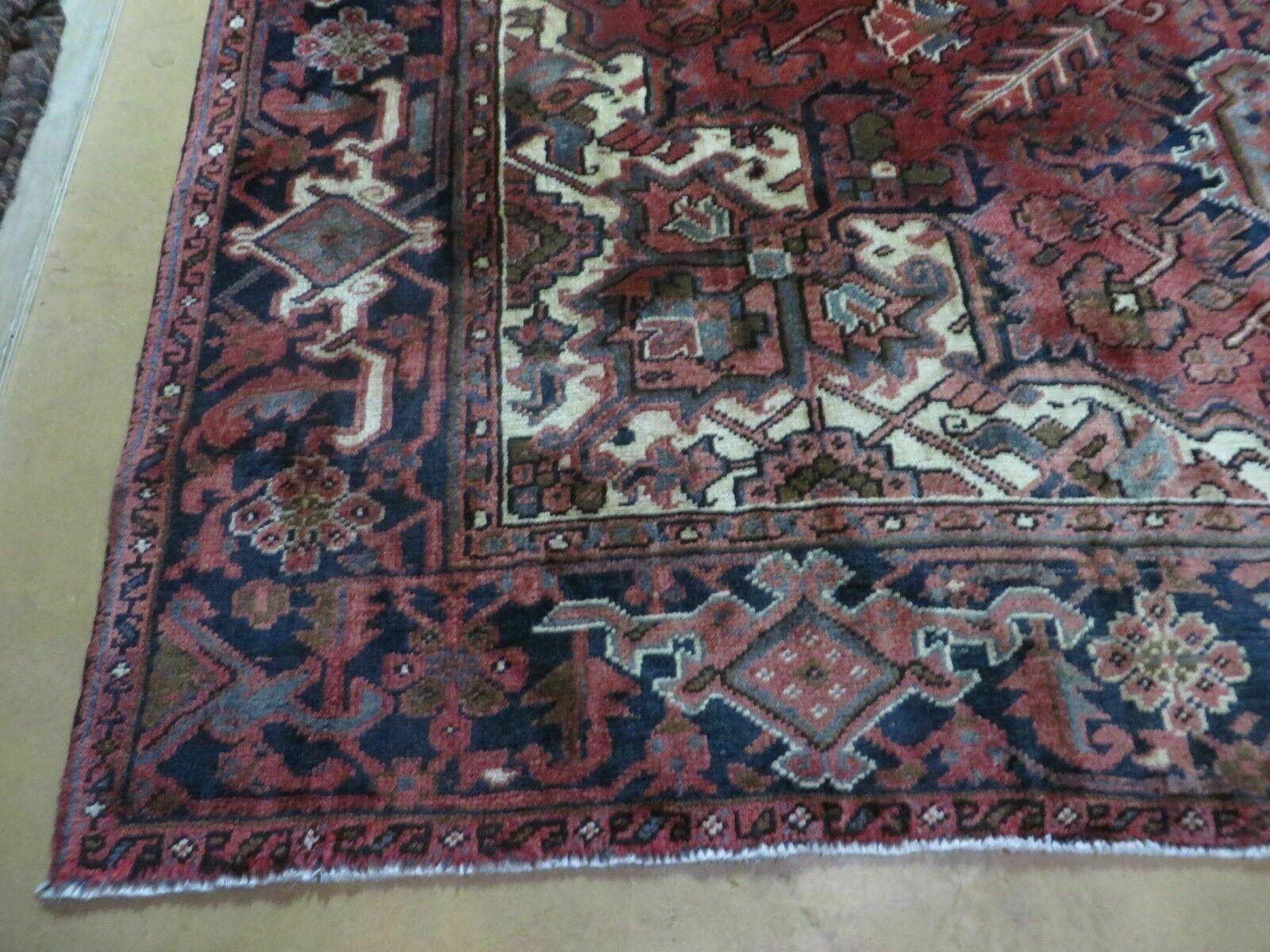 8' X 11' Vintage Handmade Turkish Wool Rug Nice - Jewel Rugs