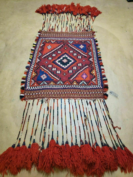 3' X 4' Antique Handmade Turkish Wool Kilim Rug Decorative Seat Cover - Jewel Rugs