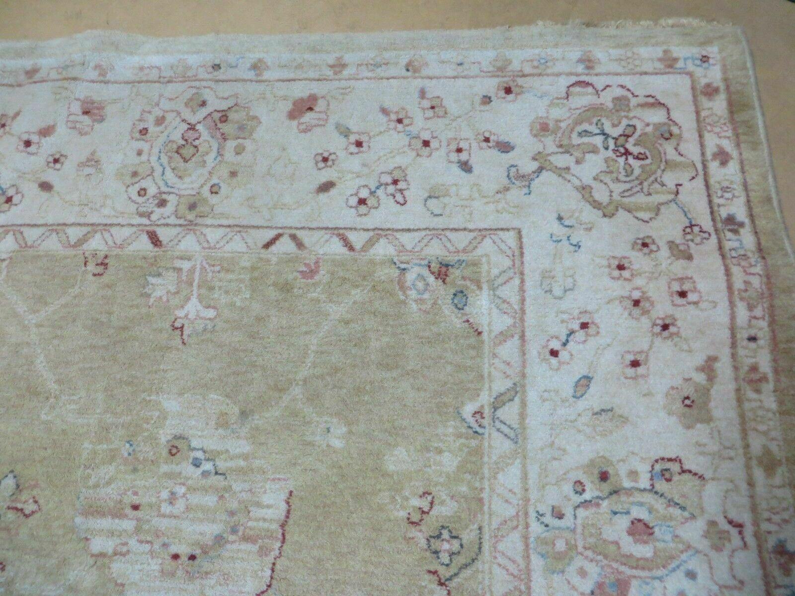 Karastan Rug 8x11 Wool Pile Oushak Pattern Vintage Carpet - Jewel Rugs