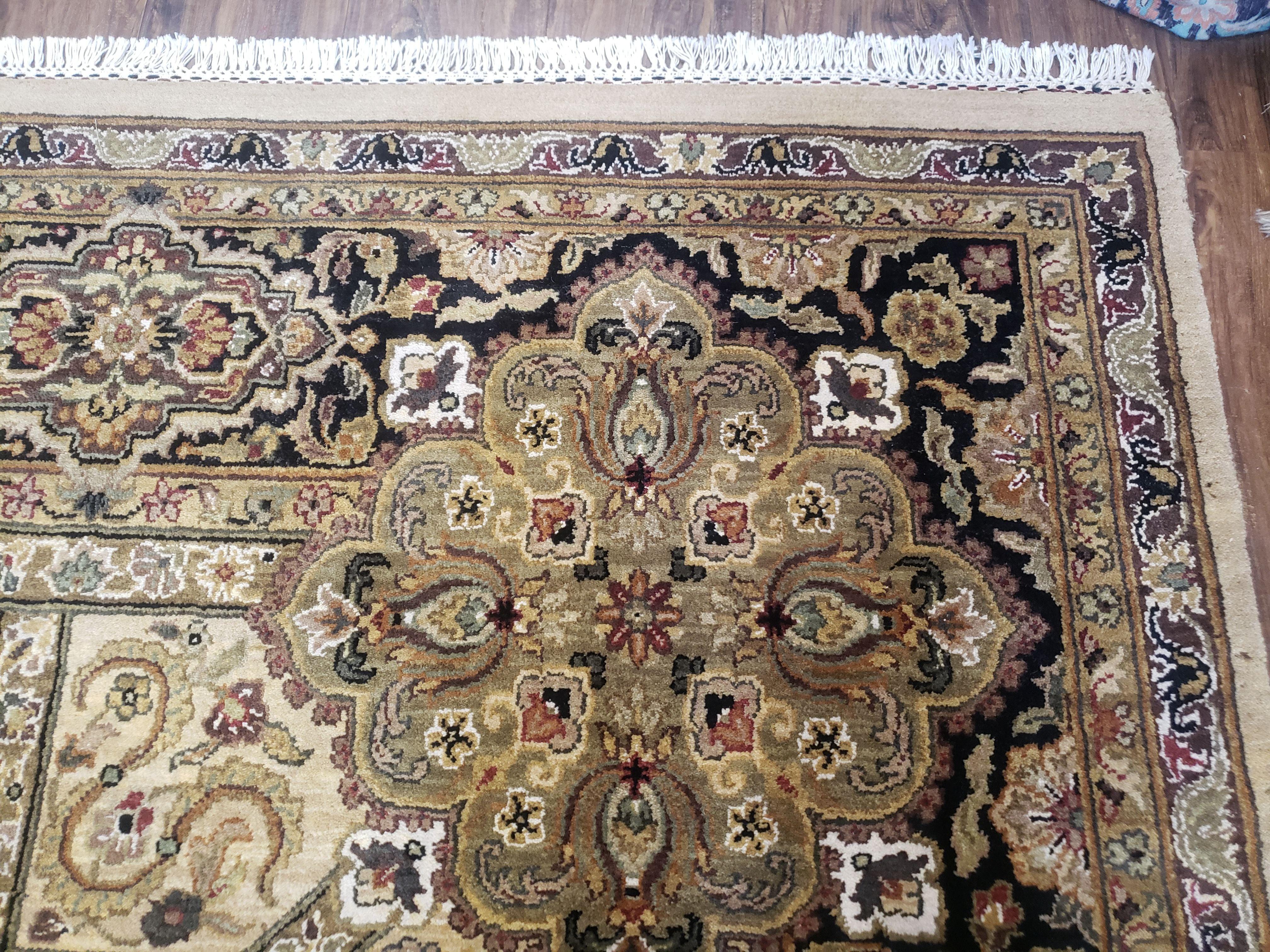 9x12 Genuine Top Quality Handmade Carpet India Herbal Wash Jaipur Wool Rug - Jewel Rugs