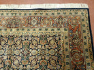 6' X 9' Vintage Handmade Indian Agra Wool Rug Nice - Jewel Rugs