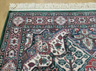 4' 1" X 5' 7" Karastan 500-1123 Green Joshagan Wool Rug Belgium Kara Shah - Jewel Rugs