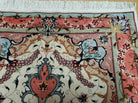 3' X 4' Vintage Handmade Persian Tabriz Wool Rug SILK ACCENTS Nice - Jewel Rugs