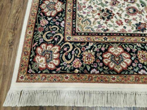 8' 8" X 12' Karastan Ivory Indo Kirman # 706 Wool Rug American Made Nice Beige - Jewel Rugs