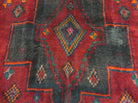 4' X 8' Antique Handmade India Geometric Oriental Wool Rug Veg Dyes Nice - Jewel Rugs