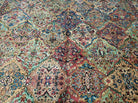 8' 8" X 12' Karastan Multicolor Panel Kirman # 717 Wool Rug American Beauty - Jewel Rugs