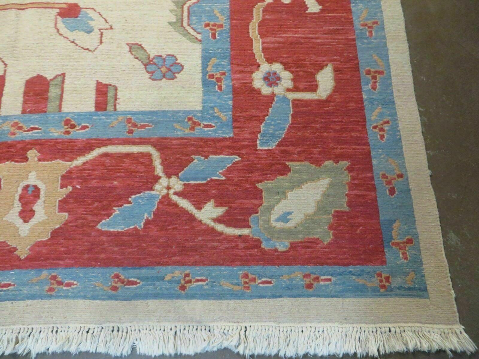 10' X 14' Vintage Turkish Handmade Flat Weave Wool Rug #836 - Jewel Rugs