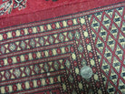 6' X 9' Vintage Handmade Bokhara Turkoman Pakistan Wool Rug Carpet Red Nice - Jewel Rugs