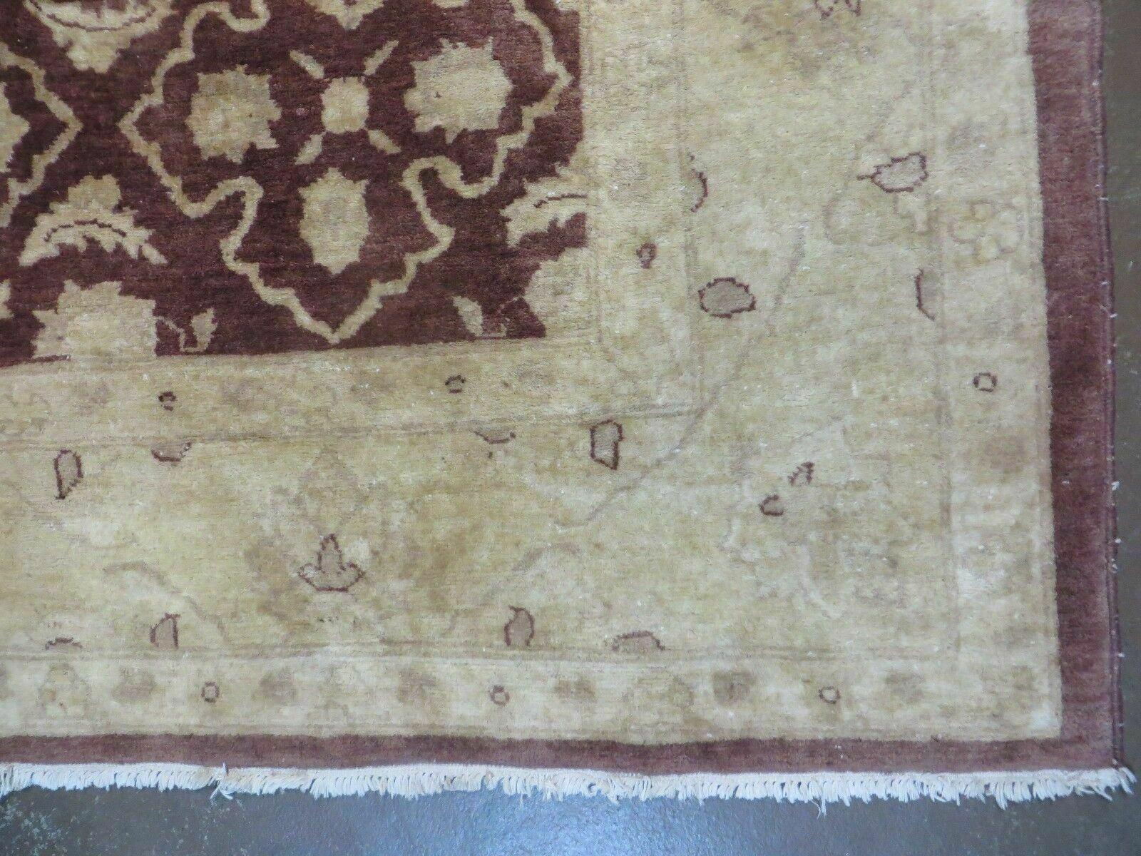 7' X 10' Vintage Fine Handmade Pakistan Peshawar Chobi Floral Wool Rug Vegy Dye - Jewel Rugs