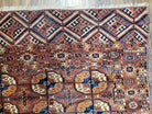 4x7 Antique Yamud Rug Russian Rug Turkoman Rug Fine Weave Rug - Jewel Rugs