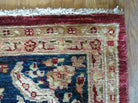 9' X 12 ' Vintage Handmade Peshawar Agra Wool Rug Organic Dyes Nice - Jewel Rugs