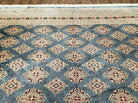 9' X 13' Vintage Handmade Fine Bokhara Turkoman Yamud Pakistan Wool Rug Nice - Jewel Rugs