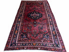 5.5 X 10 Handmade Wool Tribal Gallery Rug Wide Runner Corridor Rug Floral Red - Jewel Rugs