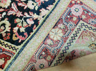 4' X 6' Antique Handmade India Floral Oriental Wool Rug Carpet Organic Blue - Jewel Rugs