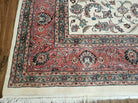 9' X 12' Vintage Handmade India Oriental Wool Rug Carpet Hand Knotted Ivory - Jewel Rugs