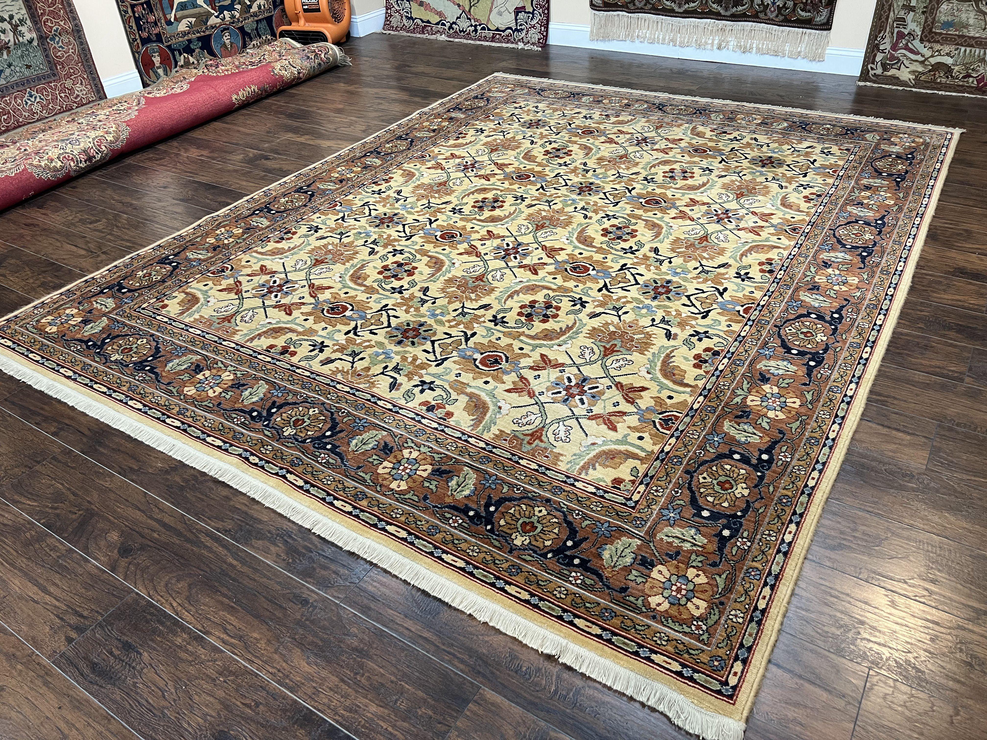 8 x 10' 5" Karastan Rug English Manor #2120 - 506 Brighton Pattern, Wool Karastan Carpet, Large Karastan Area Rug, Traditional Karastan Rug - Jewel Rugs