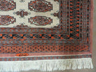 4' X 6' Vintage Handmade Bokhara Turkoman Pakistan Wool Rug Carpet Nice - Jewel Rugs