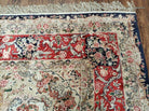 9' X 12' Vintage Handmade Indian Kashmiri Silk Rug Carpet Nice - Jewel Rugs