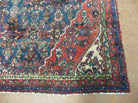 6' X 9' Antique Handmade India Floral Oriental Wool Rug Vegy Dye #628 - Jewel Rugs