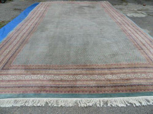 11' X 18' Pannde Cameron Palace Size Handmade Indian Hand Knotted Wool Rug - Jewel Rugs