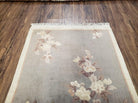 2' 3" X 4' 5" Antique Handmade Chinese Art Deco Peking Wool Rug Carpet Beige - Jewel Rugs