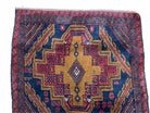 3' x 4' 5" Vintage Handmade Tribal Balouchi Rug Afghan Rug Brown Red Blue - Jewel Rugs