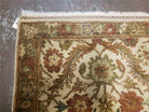 2' 3" X 4' 3" Vintage Handmade India Mahal Wool Rug Veg Dyes Tea Wash Nice - Jewel Rugs