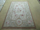 4' X 6' Handmade French Aubusson Weave Savonnerie Design Needlepoint Rug Nice - Jewel Rugs