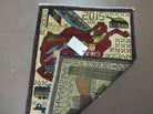 2' X 2'6" Hand Made Afghan Balouch Tribal Wool War Rug Gun Tank Helicopter # 153 - Jewel Rugs