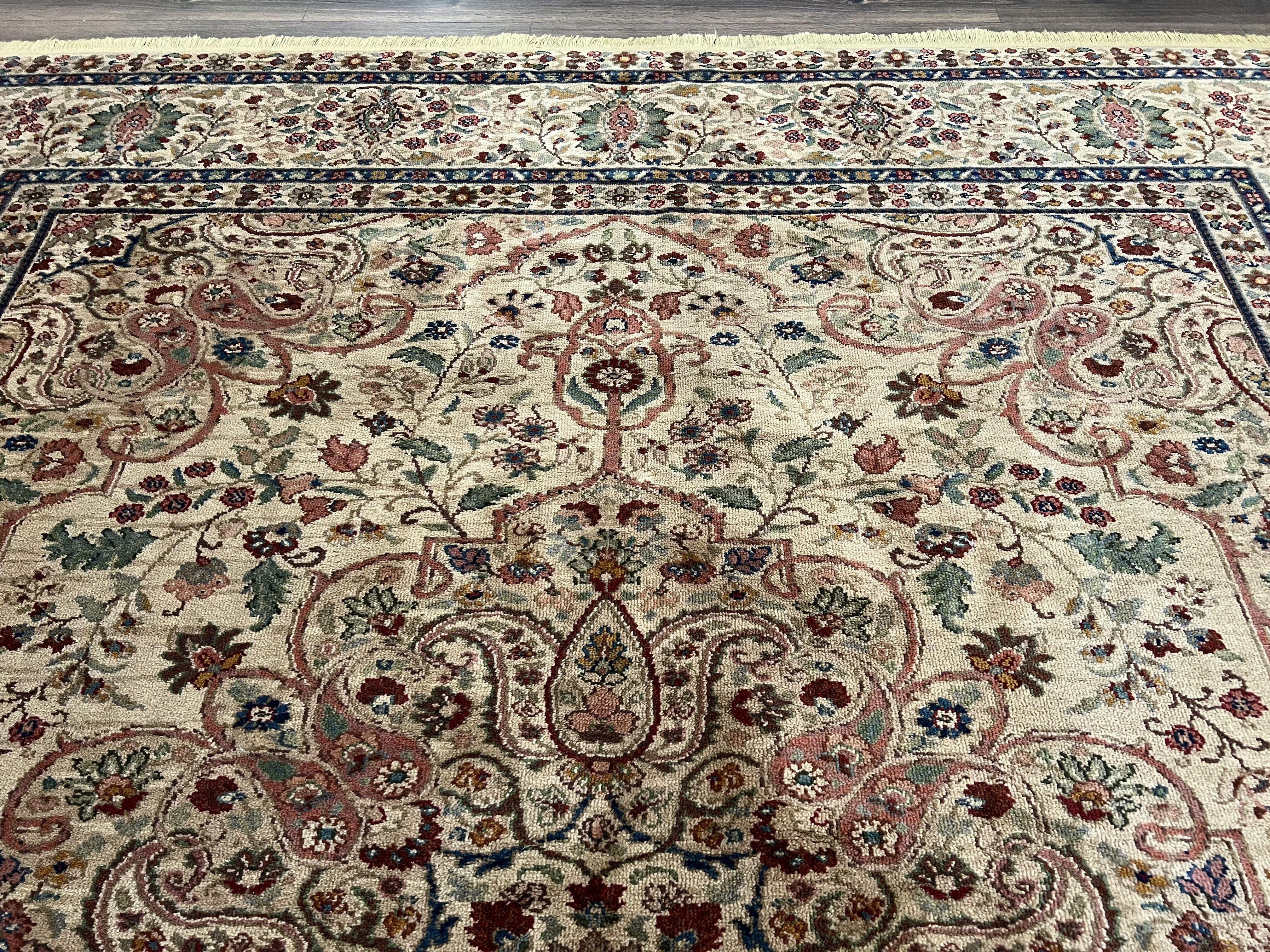 8.8 x 10 Karastan Tabriz Medallion Rug #900-909, Karastan Samovar Rug, Vintage Karastan Carpet, Discontinued Karastan Wool Rug, Vintage Rug - Jewel Rugs