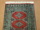 2' 7" X 8' Vintage Handmade Bokhara Turkoman Pakistani Wool Runner Rug Nice - Jewel Rugs