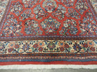 5' X 8' Handmade Fine India Oriental Wool Rug Red Organic Colors Floral Nice - Jewel Rugs