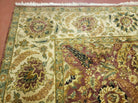 8' X 10' Handmade India Wool Rug Carpet Hand Knotted Vegetable Organic Nice - Jewel Rugs