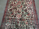 2' 5" X 13' Antique Handmade India Floral Oriental Wool Runner Rug Bird Animal Pictorial # 123 - Jewel Rugs