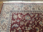 Vintage Karastan Rug 8'2" x 11'6", Kara Shah Karastan Carpet, Karastan Wool Rugs, Red Floral Traditional Discontinued Karastan Area Rug Nice - Jewel Rugs