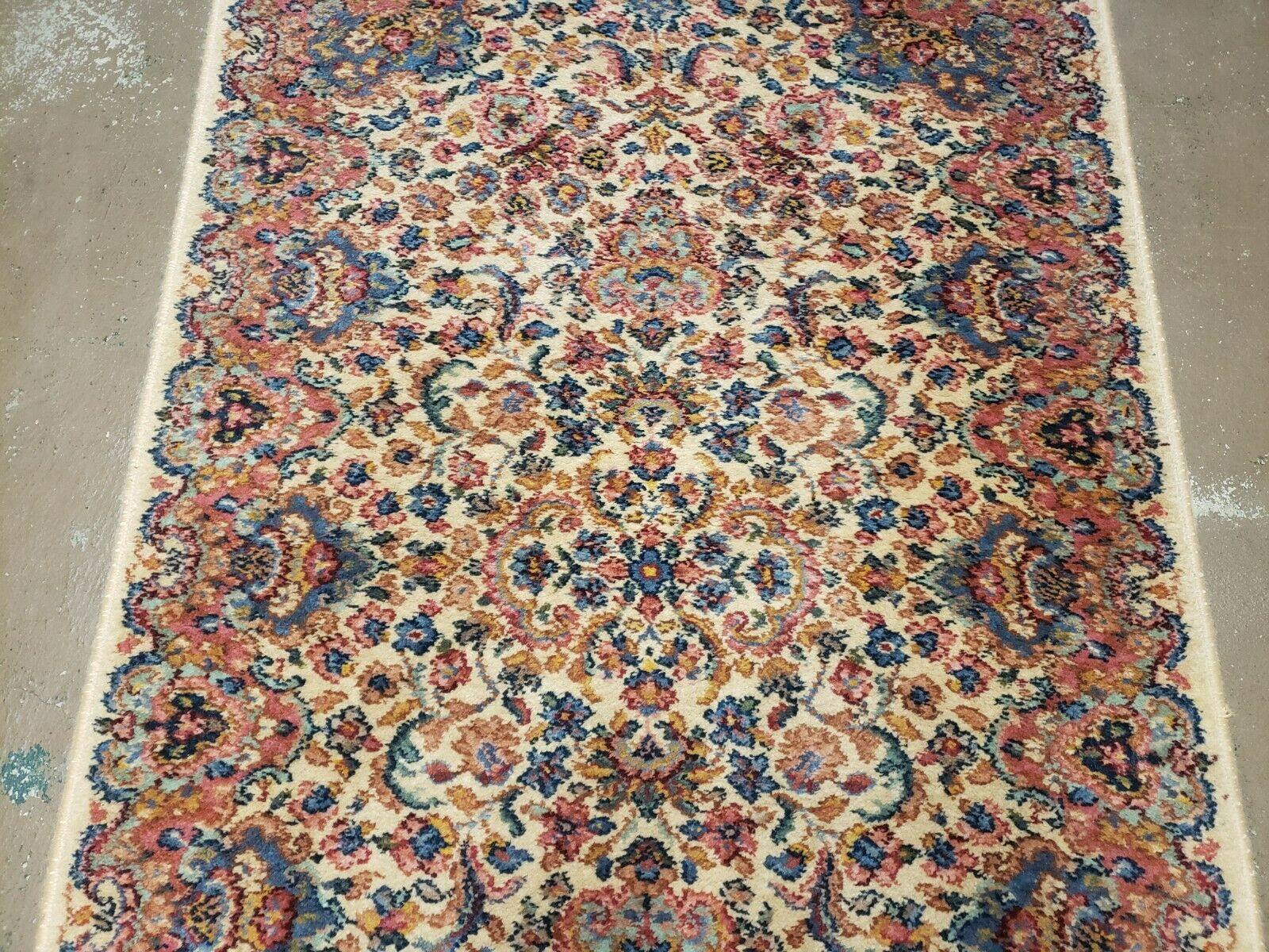 2' 10" X 5' Karastan Kirman Pattern # 759 Wool Rug American Made - Jewel Rugs